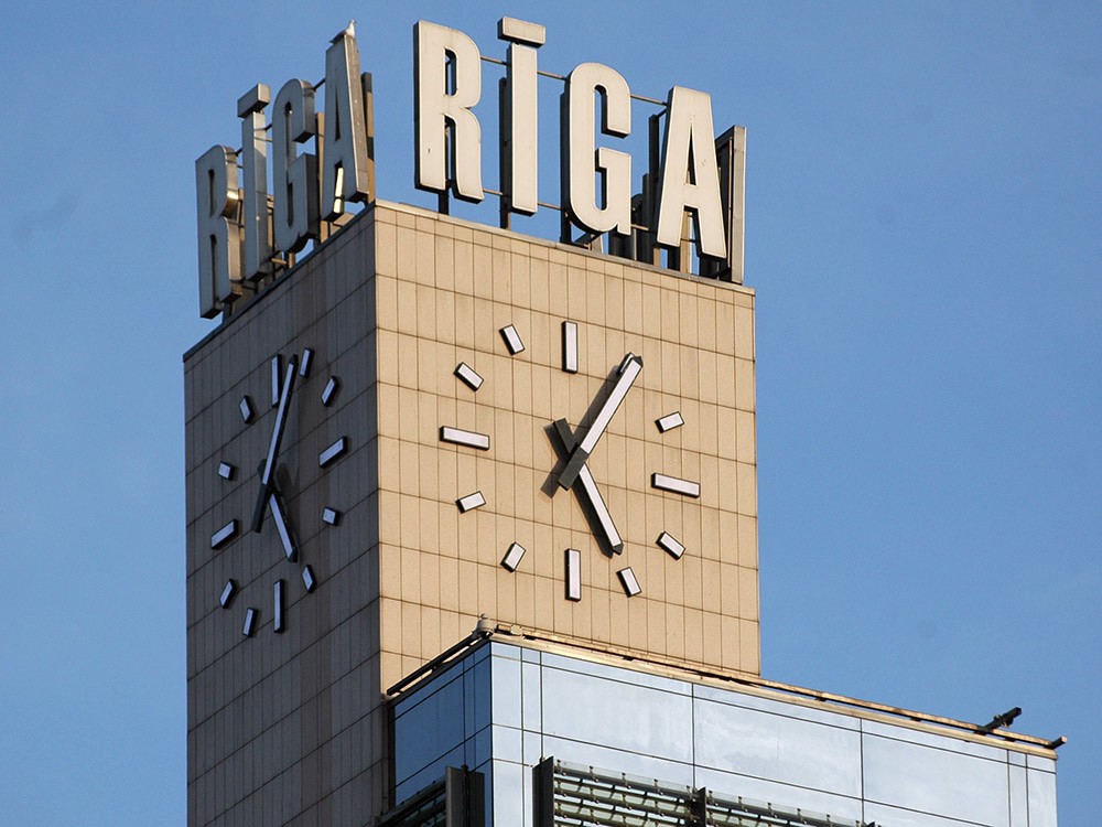 Rīgas dzelzceļa stacijas pulksteis